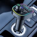 Miniatyrbild 4 av 4: TD® Bluetooth FM-sändare för bil, 1,8-tums TFT-färgskärm - trådlös handsfree USB snabbladdande bilsats