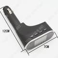 Miniatyrbild 3 av 4: TD® FM-sändare bluetooth bil-TV trådlös optisk musik usb-adapter radioladdare MP3 handsfree iphone smartphones