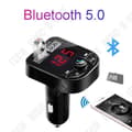 Miniatyrbild 4 av 4: TD® FM-sändare Bluetooth-adapter, Bluetooth-bilradiobilsats Handsfree trådlös radioadapter med dubbla USB-portar