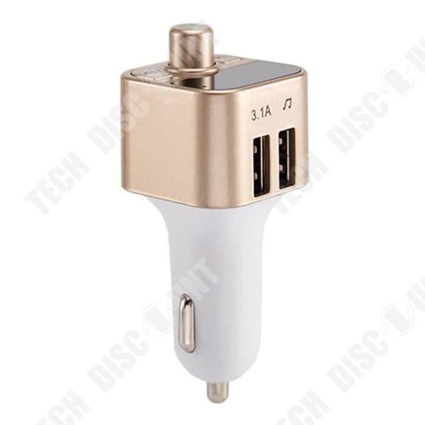 TD® Car FM-sändare - Dubbel USB Bluetooth 4.1 - Laddare Handsfree Bilsats FM-sändare MP3-spelare