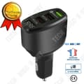 Miniatyrbild 1 av 4: TD® billaddare en till tre snabbladdande smart digital display