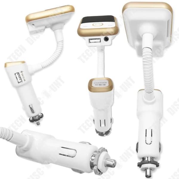 TD® Multifunktion Bil Bluetooth-sändare USB-laddare Telefonsamtal Handsfree-kit Iphone Android FM-adapter