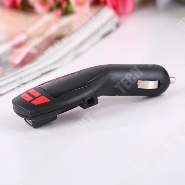 TD® Car FM-sändare - Auto trådlös MP3-spelare FM-sändare LCD-modulator Bilsats USB SD-laddare