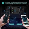 Miniatyrbild 4 av 4: TD® Bluetooth 4.2 FM-sändare, trådlös bilsats Bilradio MP3 handsfree, dubbla USB-portar, Micro SD-TF för smartphone