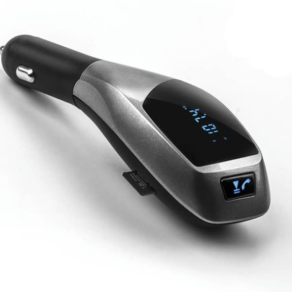 Bil mp3-spelare kort / U disk mobiltelefon bluetooth handsfree samtal FM-sändare biltillbehör