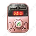Miniatyrbild 2 av 4: TD® Car FM-sändare - Dual USB Bluetooth 4.1 - Laddare Handsfree Bilsats FM-sändare MP3-spelare - Rose Gold