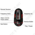 Miniatyrbild 3 av 4: TD® Kit FM-sändare Bluetooth MP3-spelare med USB för bil - Autotillbehör SD-kortläsare, handsfree-kit, USB