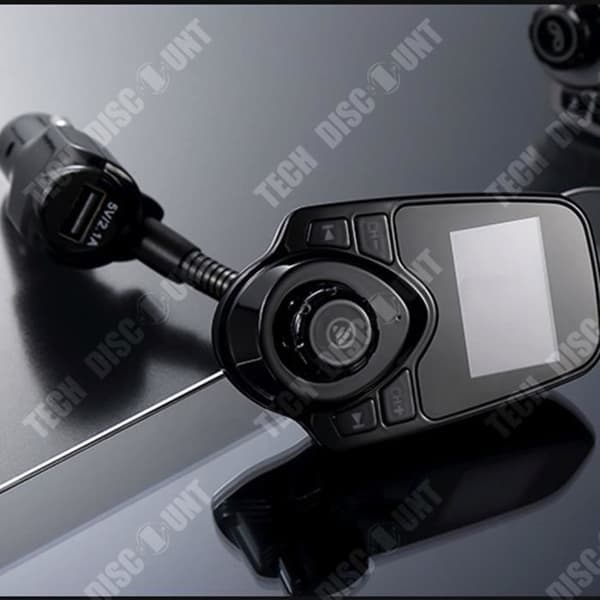 TD® Bil bluetooth MP3-spelare bluetooth billaddare handsfree storbildsdisplay humaniserad rördesign