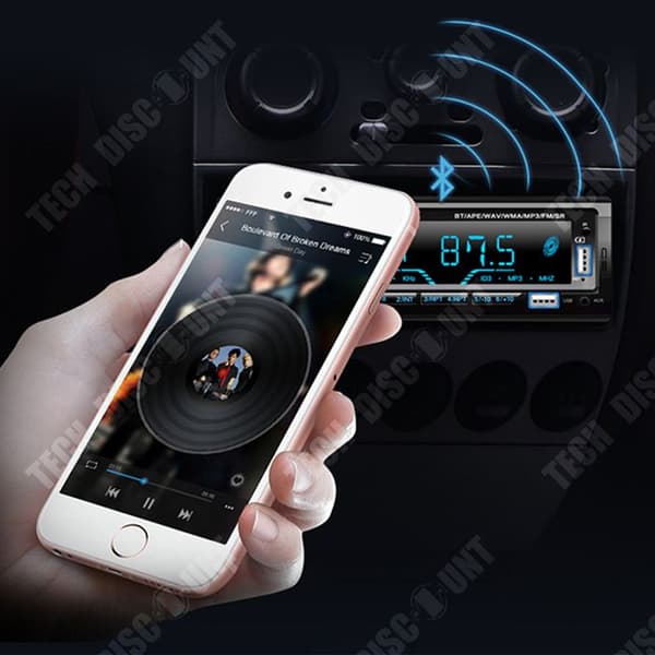 TD® Bluetooth bilradio multifunktion bil bluetooth mp3-spelare bil kartinspelare för taxibil