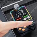 Miniatyrbild 3 av 4: TD® bluetooth FM-sändare handsfree bluetooth billaddare mp3 3.1a dubbel USB-port PD-laddning för taxibil