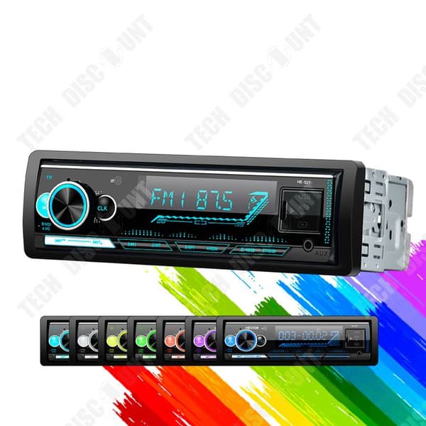 TD® Bluetooth bilradio bil dubbel USB bluetooth MP3-spelare FM-radio bilmusikvärd för biltaxi