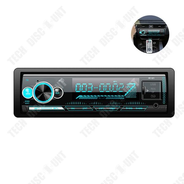 TD® Bluetooth bilradio bil dubbel USB bluetooth MP3-spelare FM-radio bilmusikvärd för biltaxi