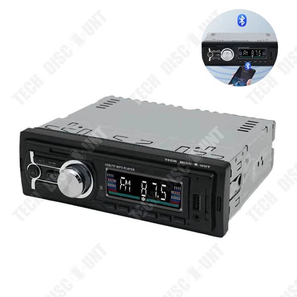 TD® Bluetooth bilradio 12V bil MP3-spelare bluetooth handsfree FM bilradio anslutet kort usb ljudnyckel