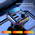 Miniatyrbild 3 av 4: TD Billaddare 20W MP3 1,2 tum 32GB Bluetooth FM Laddare Billaddare Billaddare USB Tändning