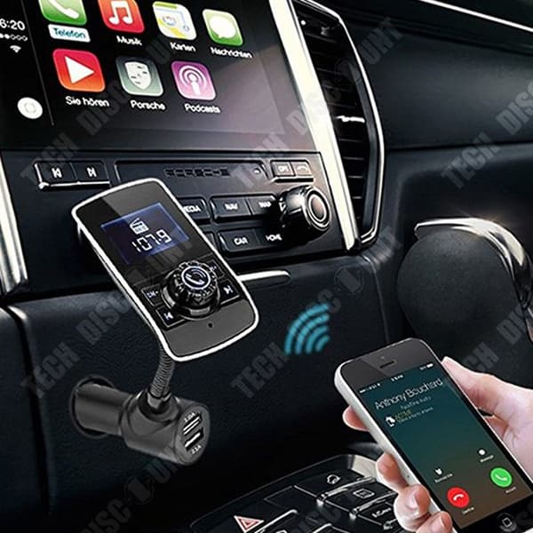 TD® bluetooth FM-sändare bil bluetooth mp3 FM-sändare bil bluetooth billaddare bluetooth mp3-spelare för bil