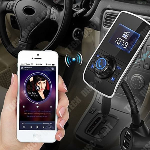 TD® bluetooth FM-sändare bil bluetooth mp3 FM-sändare bil bluetooth billaddare bluetooth mp3-spelare för bil