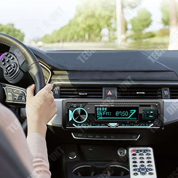 TD® Bluetooth bilradio bil mp3-spelare bluetooth radio kortspelare dubbel USB snabbladdning för bil taxi lastbil