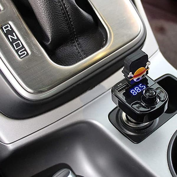 Bluetooth FM-sender med 2x USB-lader