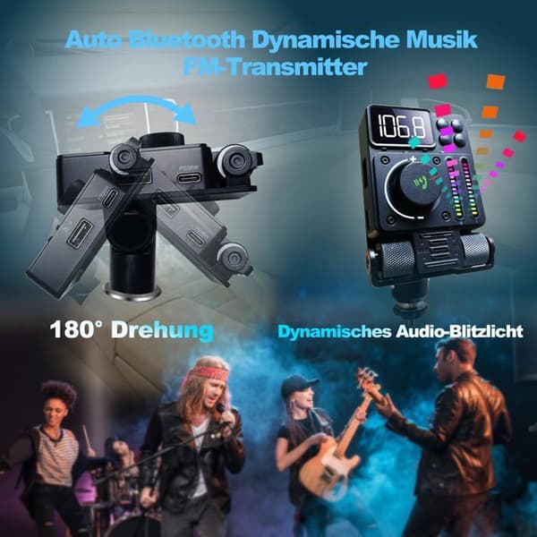 Gizmovine bil FM-sändare - MT01
