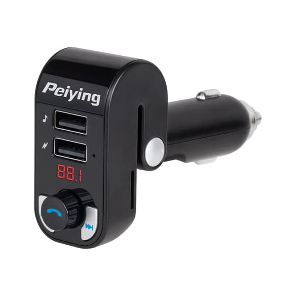 Bilsändare med Bluetooth-funktion (2 USB-uttag)