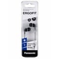 Miniatyrbild 2 av 3: RP-HJE125E-K In-Ear-hörlurar - PANASONIC - Neodymmagnet - Mikrofon - Ergo Fit Design - Svart