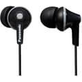 Miniatyrbild 1 av 3: RP-HJE125E-K In-Ear-hörlurar - PANASONIC - Neodymmagnet - Mikrofon - Ergo Fit Design - Svart