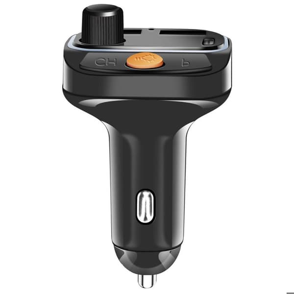 FM-sändare Bluetooth 5.3 Snabbladdning 15.5W RGB och MP3-uppspelning Swissten Svart