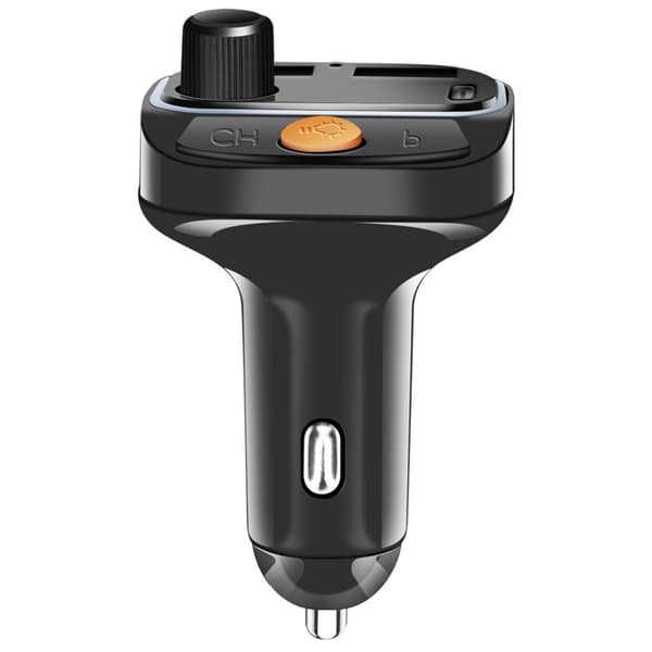 FM-sändare Bluetooth 5.3 Snabbladdning 15.5W RGB och MP3-uppspelning Swissten Svart