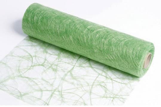 Dekorväv Crisp - Hel rulle 25 meter - Grön