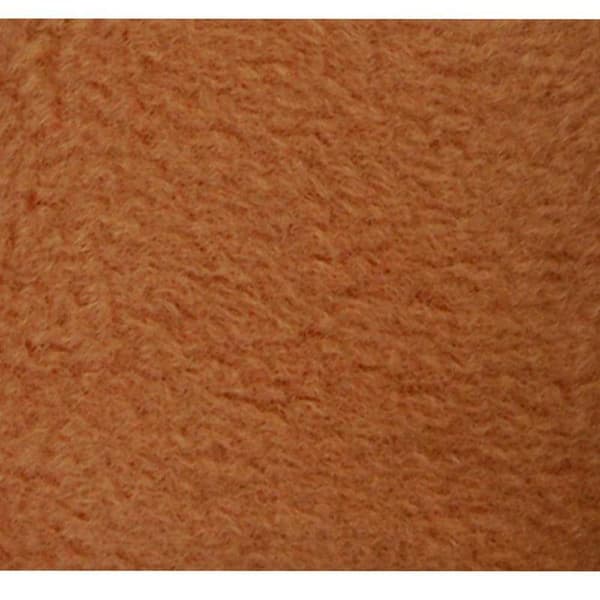 Fleece med sydd kant - 125 x 150 cm - Beige