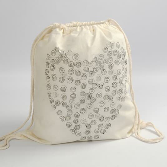 Gymnastikpåsar 6 st - Olika färger - 37 x 41 cm