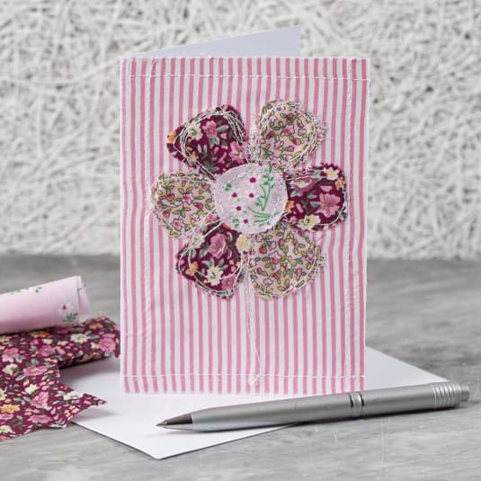 Patchworktyg - 45x55 cm - Rosa - 4 st