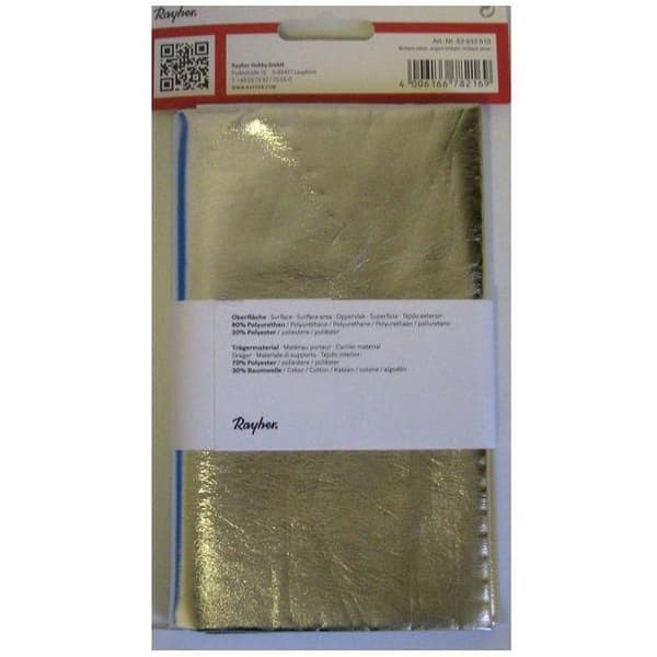 Imiterat lädertyg 'Rayher' Cashmere Gold 70x65 cm