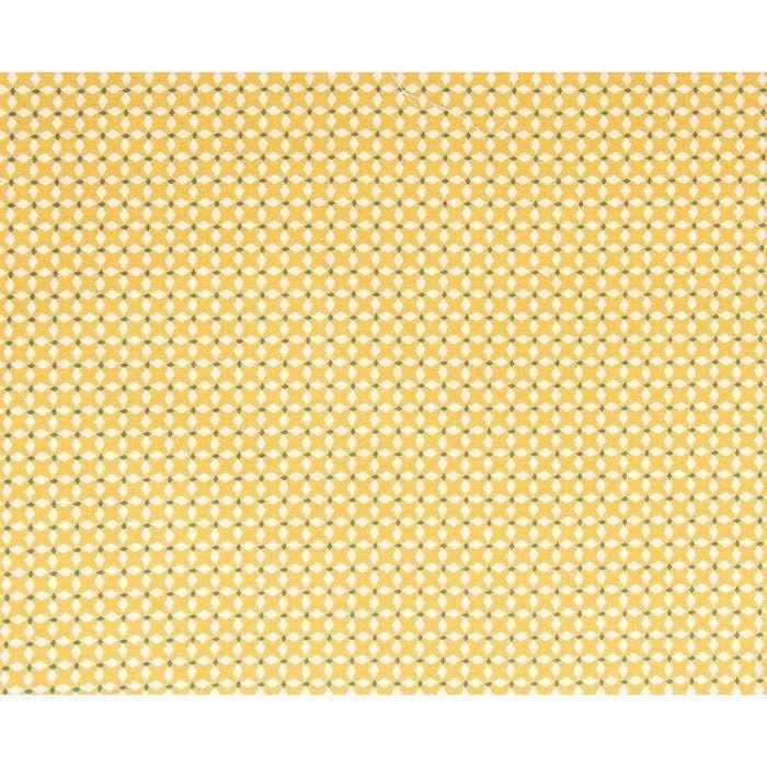 Snygg kupong i bomullstyg - Vita diamanter - Okra bakgrund - 45 x 55 cm Snygg kupong i bomullstyg Artemio: Material: