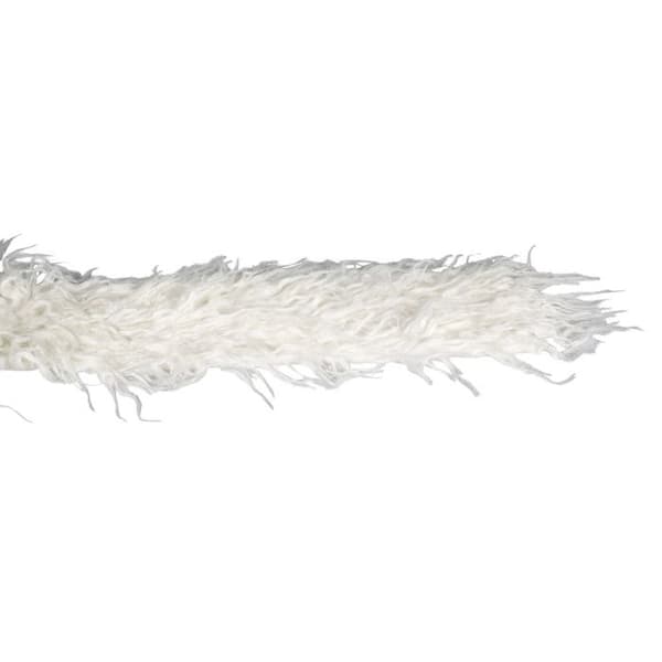 Fuskpälskupong - Vit - 60 x 10 cm - Lång hög - Köp per meter