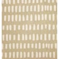 Miniatyrbild 1 av 2: DIY tygkupong - taupe med vitt mönster 50 x 140 cm