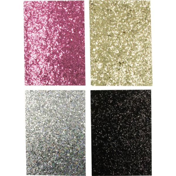 Glittertygkupong - MegaCrea DIY - Svart - 21 x 15 cm