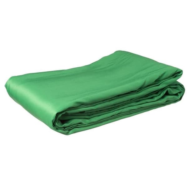 Grön chromakey polyester bakgrundstyg 3x6m - BRESSER - BR-8P