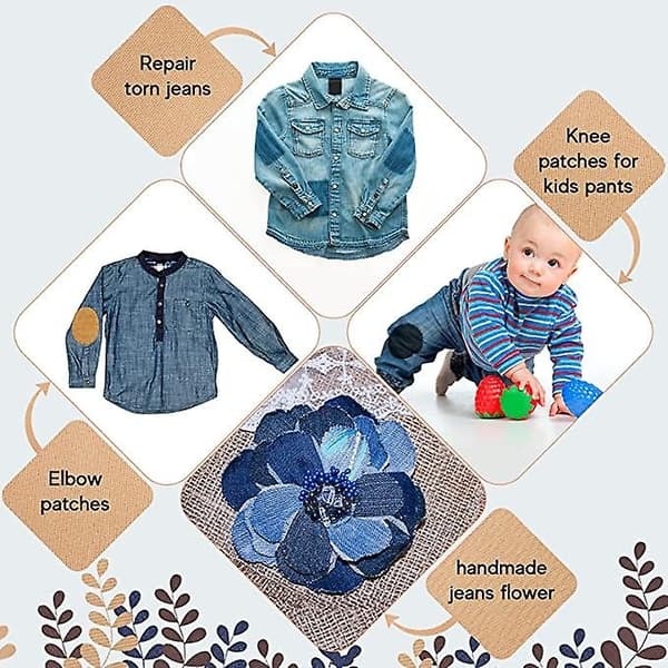 Lapper for Jeans - 20 stk