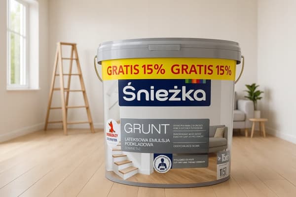 Śnieżka Snabbtorkande primer 10L Effektiv latexprimer