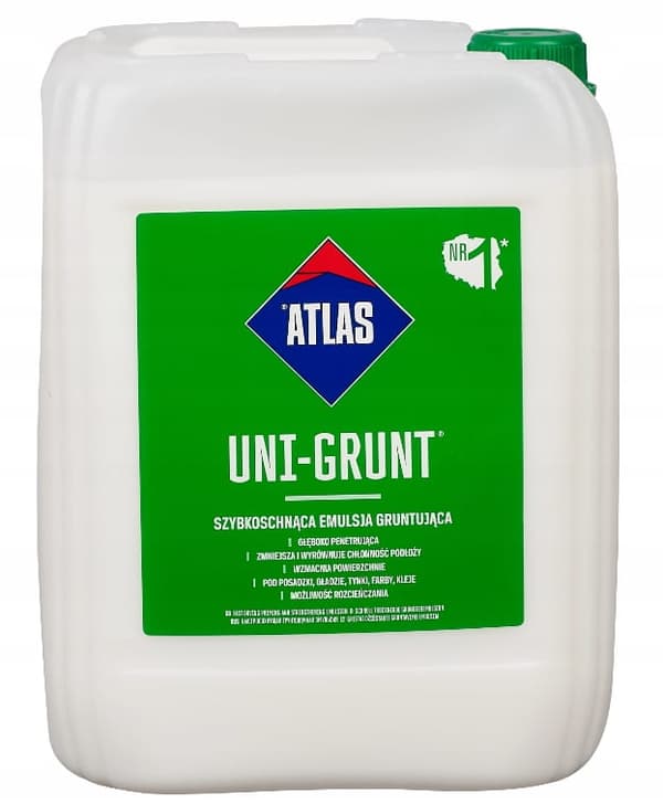 Atlas Nopeasti kuivuva pohjustusmaali Uni-Grunt 10 L