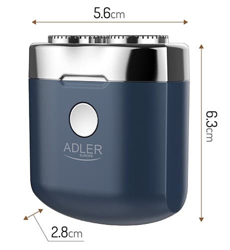 Adler AD 2937 rakapparat för män Rotationsrakapparat Blå