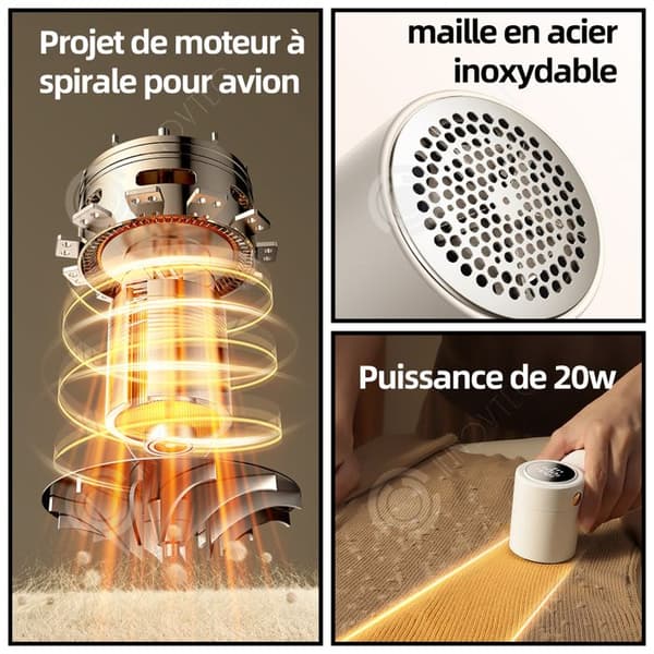 INN Anti-pilling rakapparat 12,6x7,2x6,3cm ABS rakning hår boll trimmer för kläder hem hår visp ta bort pilling bärbar