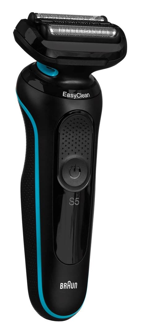 Braun Series 5 51-M1000s Foliebarbermaskine Sort, Blå
