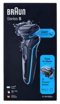 Miniatyrbillede 7 af 7: Braun Series 5 51-M1000s Foliebarbermaskine Sort, Blå
