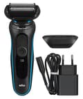 Miniatyrbillede 1 af 7: Braun Series 5 51-M1000s Foliebarbermaskine Sort, Blå