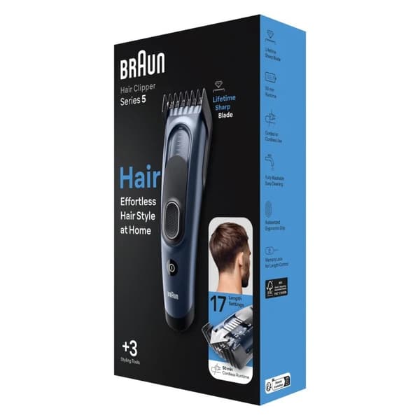 Hårklippare Braun HC5350 blå