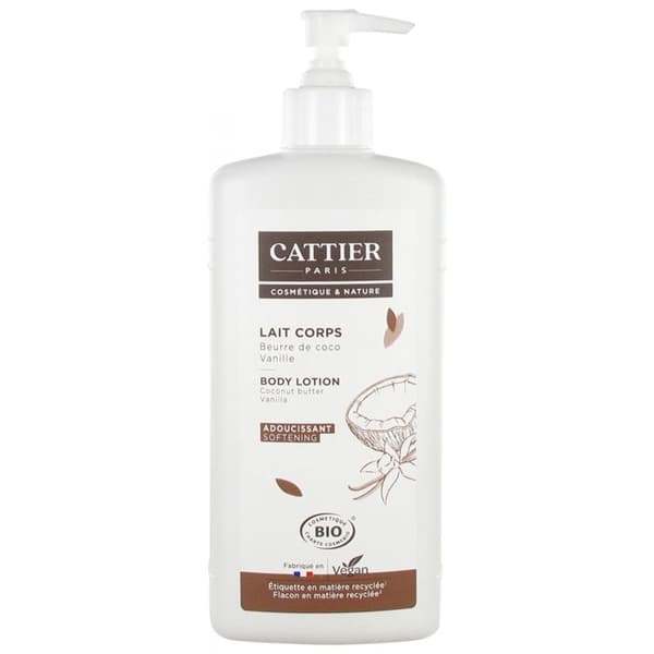 Lait Adoucissant - Cattier - Coco Vanille - 500ml - Vegansk - Fuktgivande och Närande