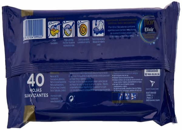 Mjukmedel Flor - 289859 - Fleur-Mjukmedel Specialbalsam för torktumlare-40 ark