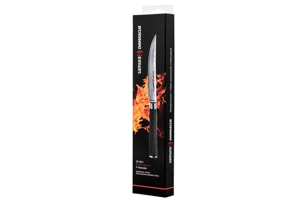 Samura DAMASCUS 4.7" Steakkniv - Premium Japansk Stål Køkkenblad til Præcisionsskæring og Kulinarisk Ekspertise